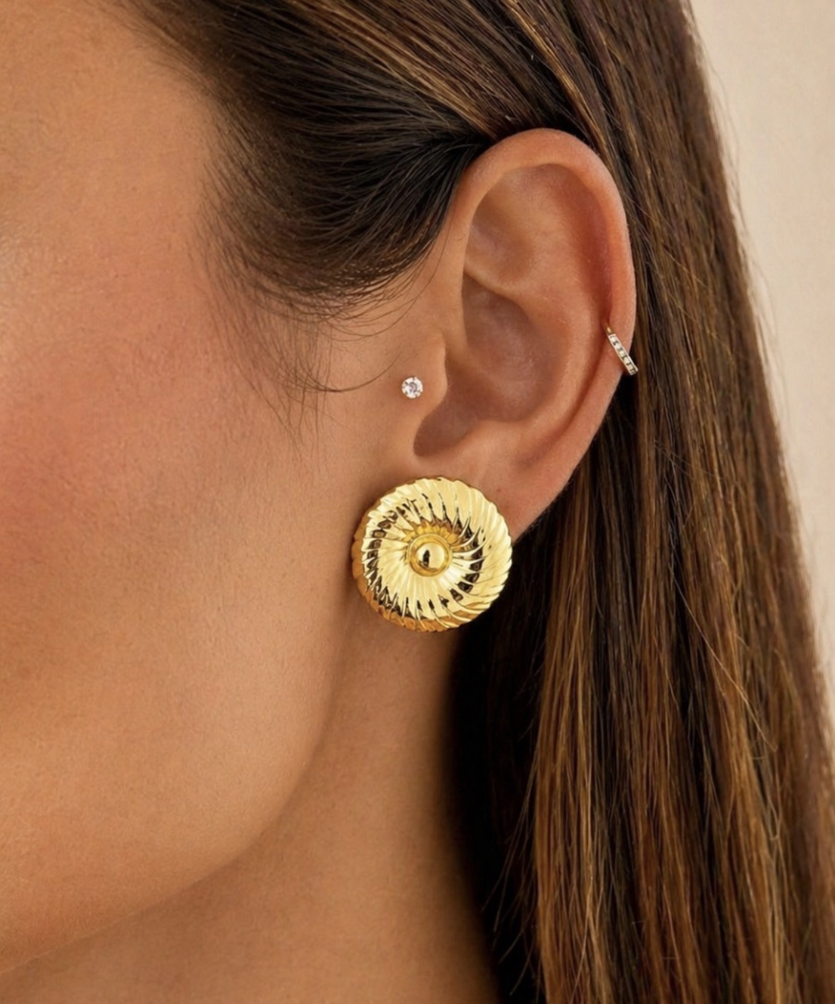 Brinco Flor Detalhada
